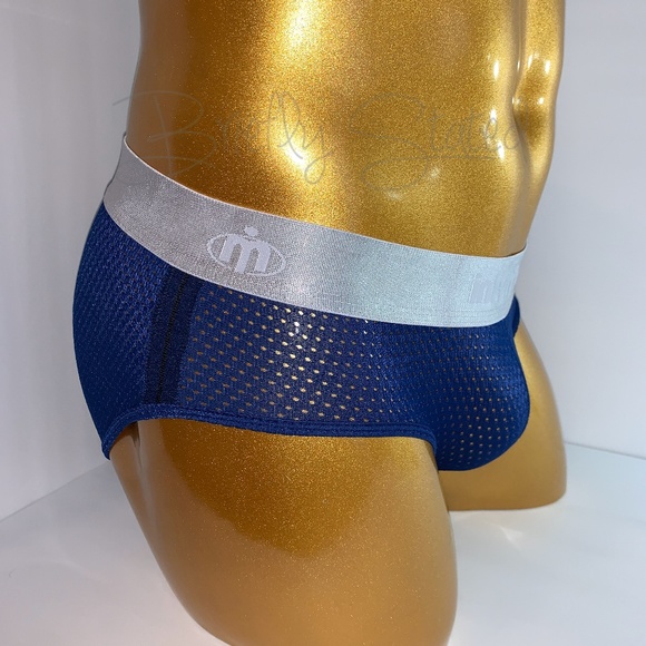 Intymen Mesh Briefs - Blue (L) - Picture 2 of 6